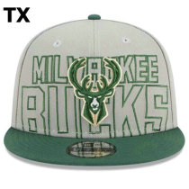 NBA Milwaukee Bucks Snapback Hat (37)