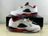 Authentic Air Jordan 5 Low “Fire Red”