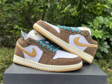 Authentic Air Jordan 1 Low Cacao Wow