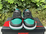 Authentic Air Jordan 1 Low GS Gorge Green/Black