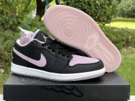Authentic Air Jordan 1 Low Iced Lilac-White/Black