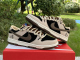 Authentic Nike Dunk Low Beige/Brown/Black