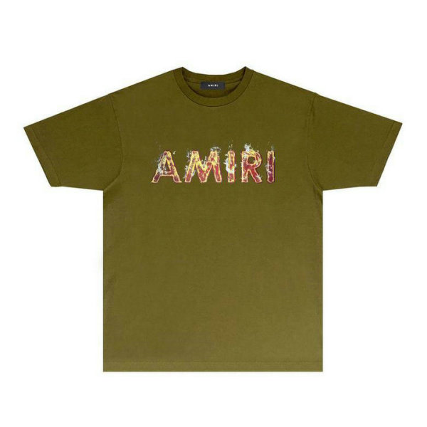 Amiri short round collar T-shirt S-XXL (599)