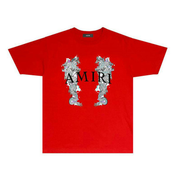Amiri short round collar T-shirt S-XXL (912)