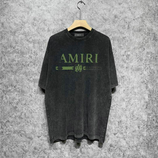 Amiri short round collar T-shirt S-XXL (1096)