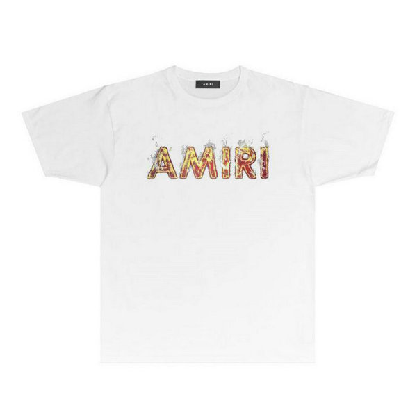 Amiri short round collar T-shirt S-XXL (1080)