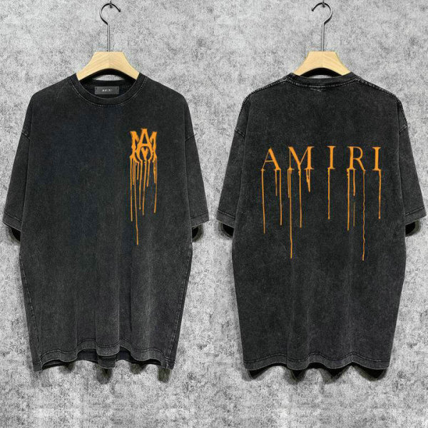 Amiri short round collar T-shirt S-XXL (662)