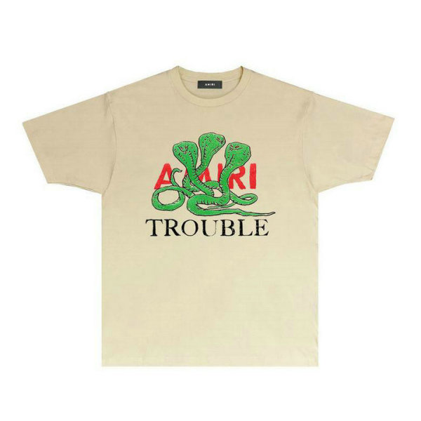 Amiri short round collar T-shirt S-XXL (1340)