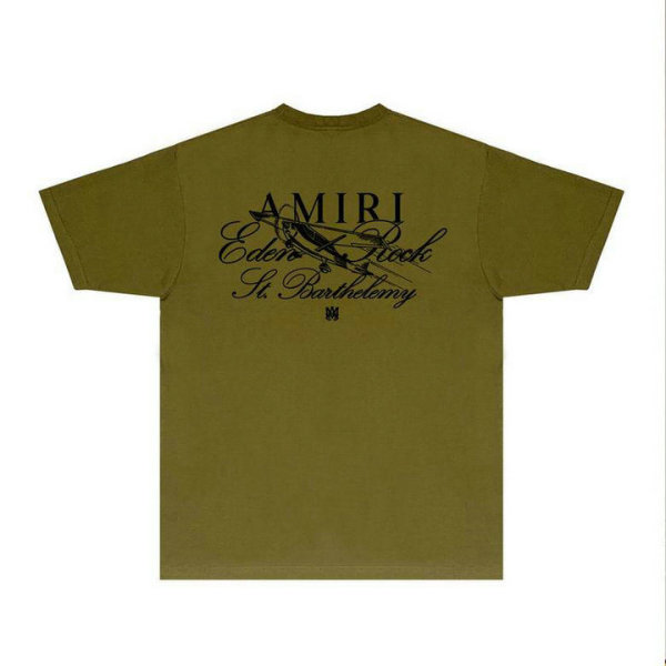 Amiri short round collar T-shirt S-XXL (1125)