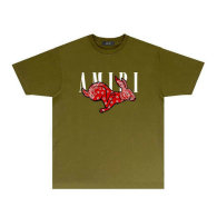 Amiri short round collar T-shirt S-XXL (540)