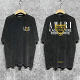 Amiri short round collar T-shirt S-XXL (933)