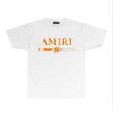 Amiri short round collar T-shirt S-XXL (1453)