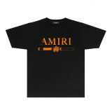 Amiri short round collar T-shirt S-XXL (1905)