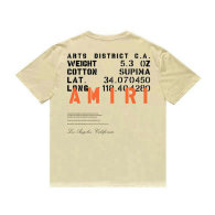 Amiri short round collar T-shirt S-XXL (2195)