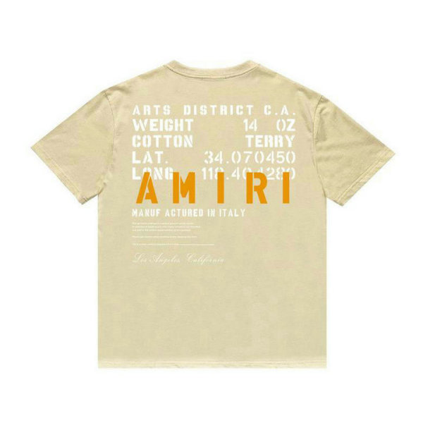 Amiri short round collar T-shirt S-XXL (2151)