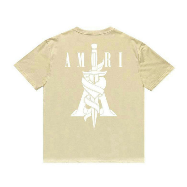 Amiri short round collar T-shirt S-XXL (2016)