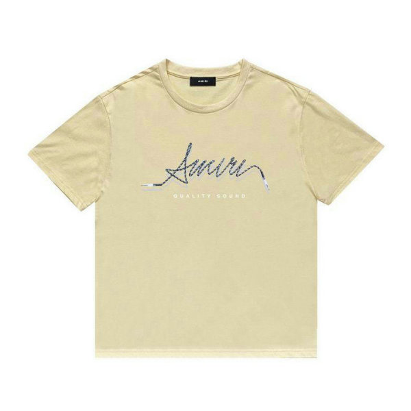 Amiri short round collar T-shirt S-XXL (1786)