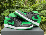 Authentic Air Jordan 1 Low GS Lucky Green