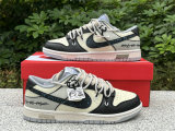 Authentic Nike Dunk Low Grey/Black/White