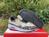 Authentic Nike Air Max 1 Black/Leopard Print/White