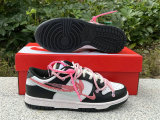 Authentic Nike Dunk Low Pink/Black/White