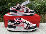 Authentic Nike Dunk Low Pink/Black/White