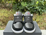 Authentic Air Jordan 1 Low Grey/Black/White
