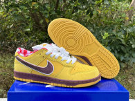 Authentic Nike Dunk Low Yellow Ochre/Terra Brown