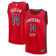Men's New Orleans Pelicans Brandon Ingram Fanatics Branded Red Fast Break Replica Jersey - Statement Edition