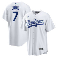 Men's Los Angeles Dodgers Julio Urias Nike White Replica Player Jersey