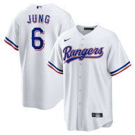 Men's Texas Rangers Josh Jung Nike White Replica Player Jersey