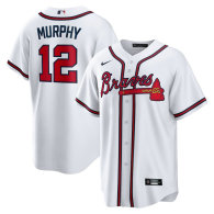 Men's Atlanta Braves Sean Murphy Nike White Replica Player Jersey