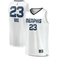 Men's Memphis Grizzlies Derrick Rose Fanatics Branded White Fast Break Player Jersey - Association Edition