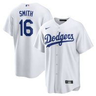 Men's Los Angeles Dodgers Will Smith Nike White Home Official Replica Player Jersey