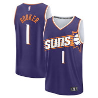 Men's Phoenix Suns Devin Booker Fanatics Branded Purple 2023-24 Fast Break Replica Jersey - Icon Edition
