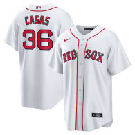 Men's Boston Red Sox Triston Casas Nike White Home Replica Jersey