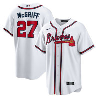 Men's Atlanta Braves Fred McGriff Nike White 2023 Hall of Fame Inline Replica Jersey