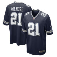 Men's Dallas Cowboys Stephon Gilmore Nike Navy Game Jersey