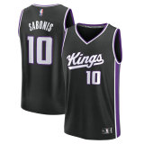 Men's Sacramento Kings Domantas Sabonis Fanatics Branded Black 2023-24 Fast Break Replica Jersey - Icon Edition