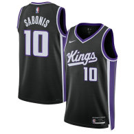Unisex Sacramento Kings Domantas Sabonis Nike Black Swingman Jersey - Icon Edition