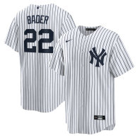 Men's New York Yankees Harrison Bader Nike White Replica Player Jersey