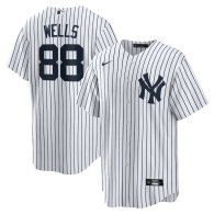 Men's New York Yankees Austin Wells Nike White Home Official Replica Player Jersey