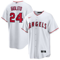 Men's Los Angeles Angels Lucas Giolito Nike White Home Replica Player Jersey