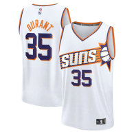 Men's Phoenix Suns Kevin Durant Fanatics Branded White 2023-24 Fast Break Replica Jersey - Association Edition