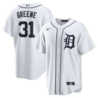 Men's Detroit Tigers Riley Greene Nike White Replica Player Jersey