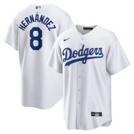 Men's Los Angeles Dodgers Enrique Hernandez Nike White Home Replica Player Jersey