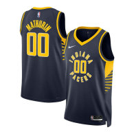 Unisex Indiana Pacers Bennedict Mathurin Nike Navy Swingman Jersey - Icon Edition
