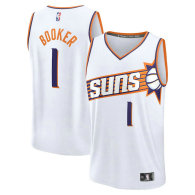 Men's Phoenix Suns Devin Booker Fanatics Branded White 2023-24 Fast Break Replica Jersey - Association Edition