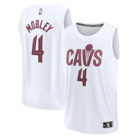 Men's Cleveland Cavaliers Evan Mobley Fanatics Branded White Fast Break Replica Jersey - Association Edition