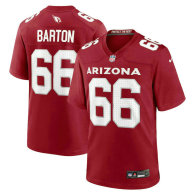 Men's Arizona Cardinals Jackson Barton Nike Cardinal Team Game Jersey